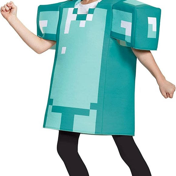 ✦SOLD✦Armor Classic Minecraft Costume, Blue, Large (10-12), Like New!! - Picture 5 of 7
